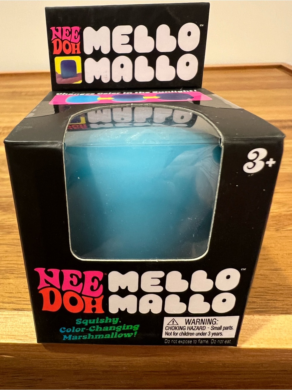 🌟Authentic & Awesome NeeDoh Mello Mallo Color-Changing Squishy  🩵 Pretty Blue